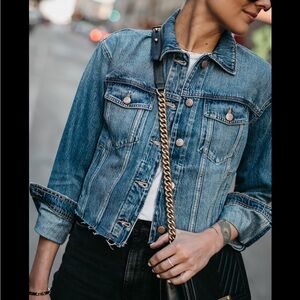 Joe's Jeans Denim Jacket Classic Medium Stretch Wash Size Medium